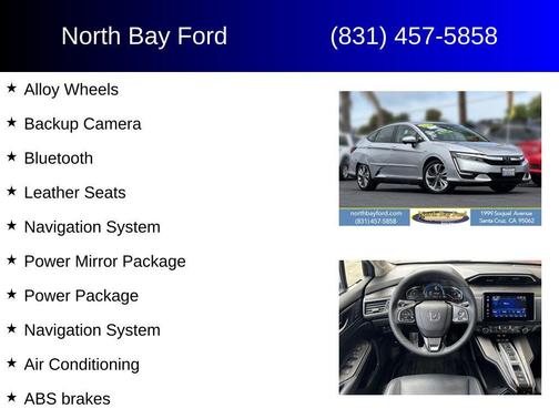 Solar Silver Metallic 2018 Honda Clarity Plug-In Hybrid Touring