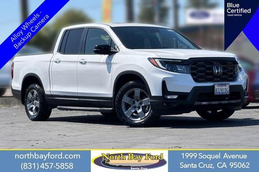 Platinum White Pearl 2025 Honda Ridgeline TrailSport