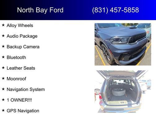 Reactor Blue Pearlcoat 2021 Dodge Durango R/T AWD