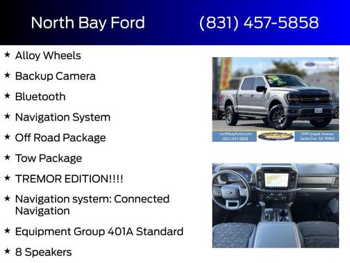 Carbonized Gray Metallic 2025 Ford F-150 Tremor