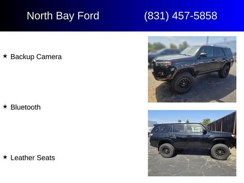 Midnight Black Metallic 2016 Toyota 4Runner SR5