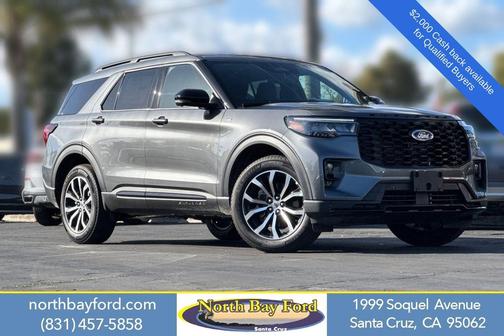 Carbonized Gray Metallic 2026 Ford Explorer ST-Line