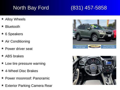 Jasper Green Metallic 2020 Subaru Forester Premium
