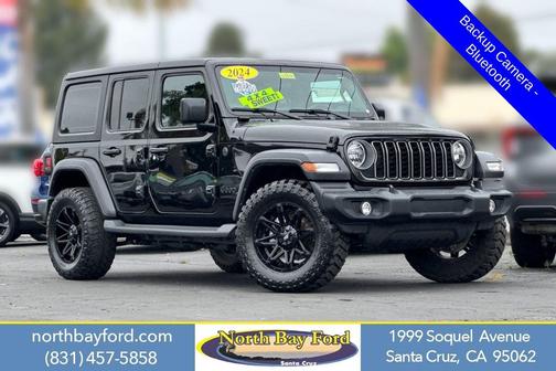 Black Clearcoat 2024 Jeep Wrangler Sport