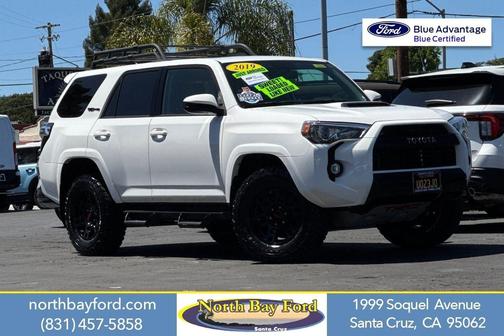 Super White 2019 Toyota 4Runner TRD Pro