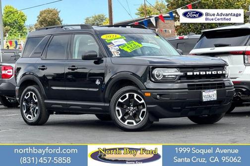 Shadow Black 2021 Ford Bronco Sport Outer Banks