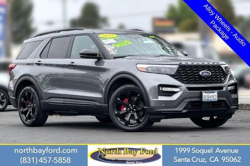Carbonized Gray Metallic 2021 Ford Explorer ST