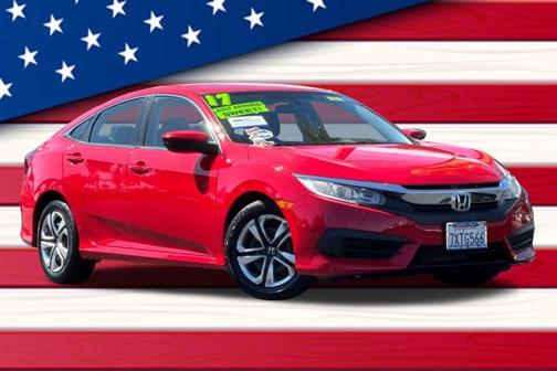 Rallye Red 2017 Honda Civic LX