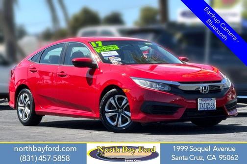 Rallye Red 2017 Honda Civic LX