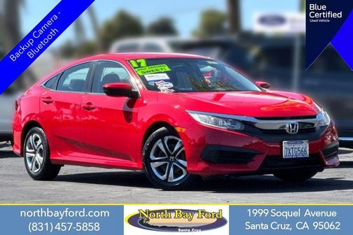 Rallye Red 2017 Honda Civic LX