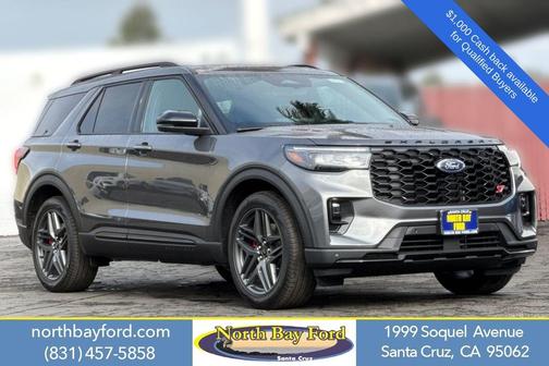 Carbonized Gray Metallic 2026 Ford Explorer ST