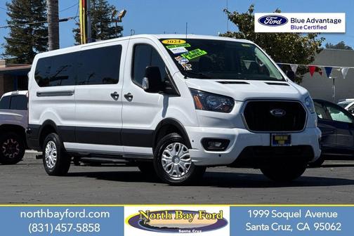 Oxford White 2024 Ford Transit-350 XLT