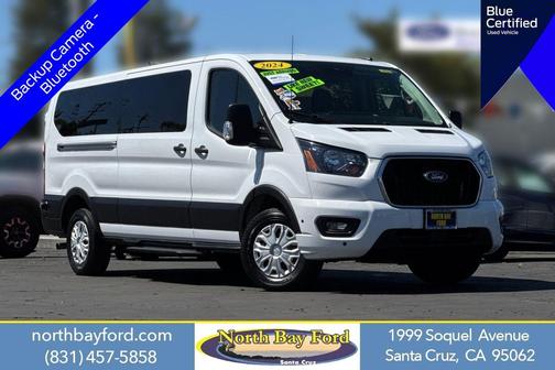 Oxford White 2024 Ford Transit-350 XLT