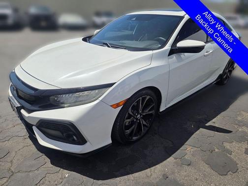White Orchid Pearl 2019 Honda Civic Sport Touring