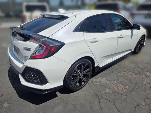 White Orchid Pearl 2019 Honda Civic Sport Touring