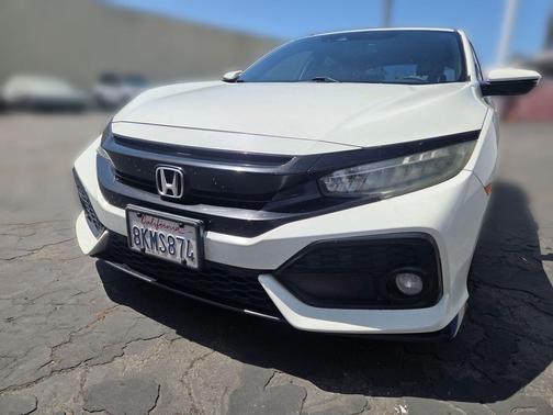 White Orchid Pearl 2019 Honda Civic Sport Touring