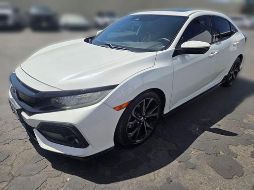 White Orchid Pearl 2019 Honda Civic Sport Touring