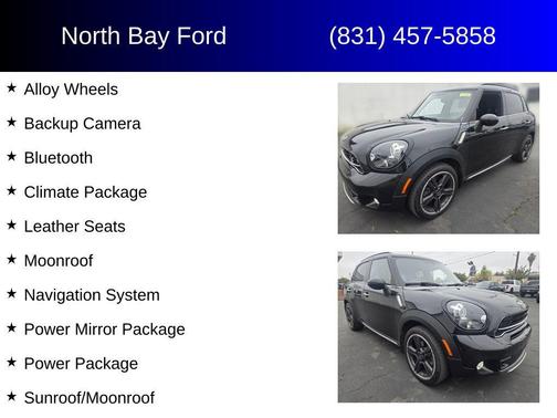 Black Metallic 2016 MINI Countryman Cooper S ALL4