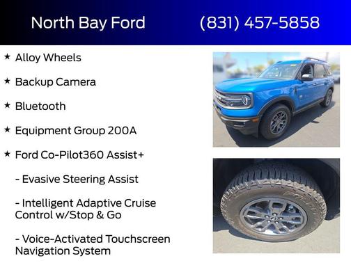 Velocity Blue Metallic 2022 Ford Bronco Sport Big Bend