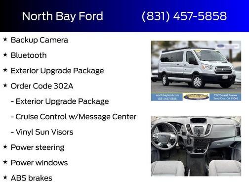 Oxford White 2019 Ford Transit-350 XLT