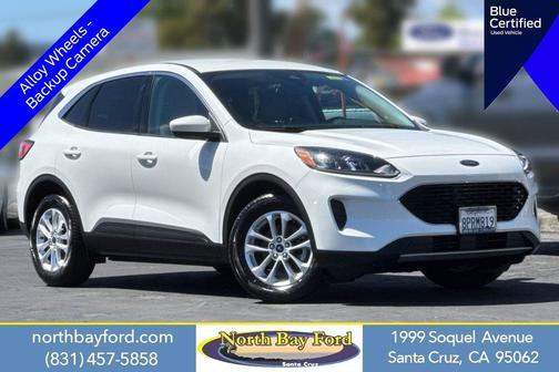 Star White Metallic Tri-Coat 2020 Ford Escape SE