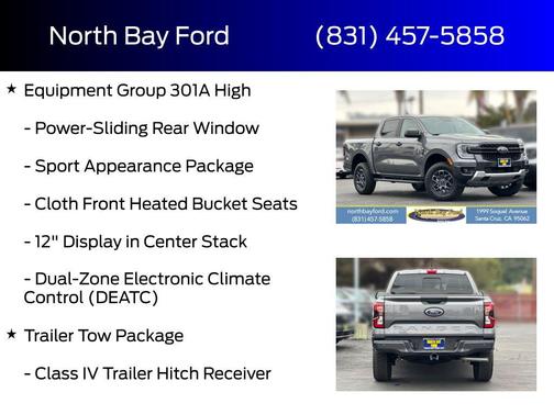 Carbonized Gray Metallic 2025 Ford Ranger XLT