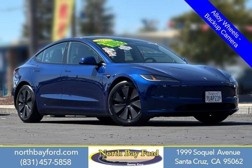 Deep Blue Metallic 2025 Tesla Model 3 Long Range