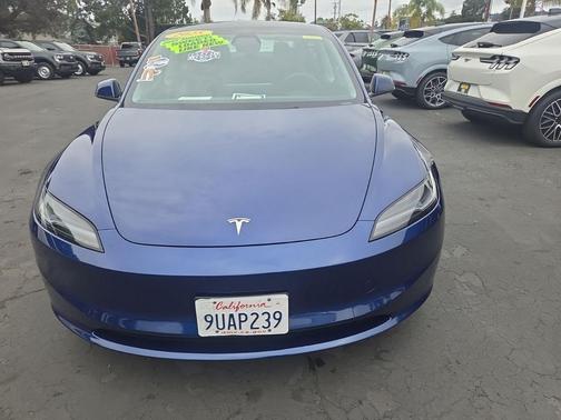 Deep Blue Metallic 2025 Tesla Model 3 Long Range