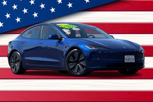 Deep Blue Metallic 2025 Tesla Model 3 Long Range