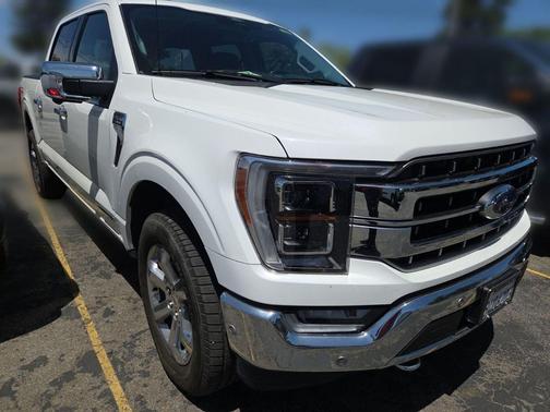 Star White Metallic Tri-Coat 2021 Ford F-150 Lariat
