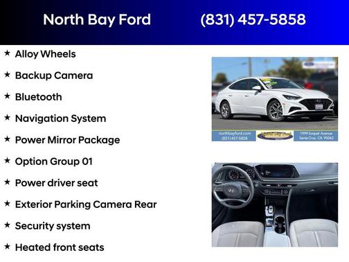 Serenity White 2023 Hyundai SONATA SEL