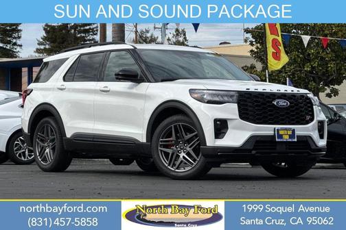 Star White Metallic Tri-Coat 2026 Ford Explorer ST