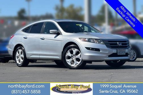 Alabaster Silver Metallic 2010 Honda Accord Crosstour EX-L