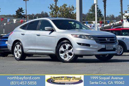 Alabaster Silver Metallic 2010 Honda Accord Crosstour EX-L