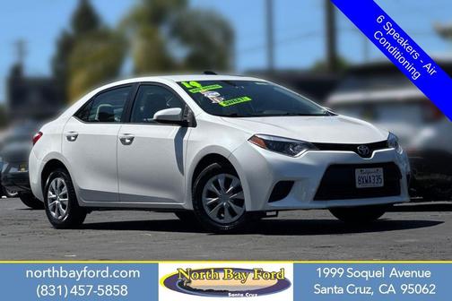 Blizzard Pearl 2014 Toyota Corolla LE