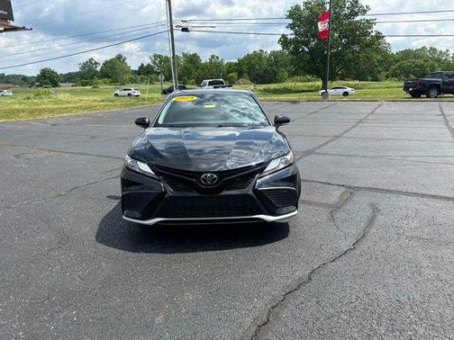 Midnight Black Metallic 2021 Toyota Camry XSE