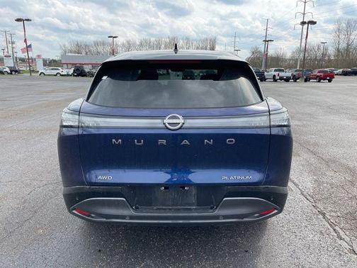 Deep Ocean Blue Pearl/Super Black 2025 Nissan Murano Platinum