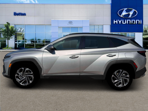 Shimmering Silver 2026 Hyundai TUCSON Hybrid Limited