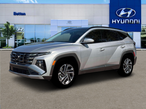 Shimmering Silver 2026 Hyundai TUCSON Hybrid Limited