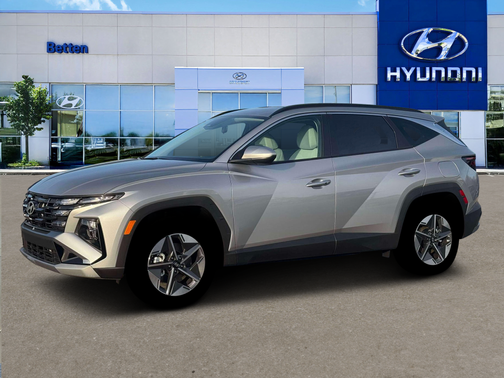 Shimmering Silver 2026 Hyundai TUCSON Hybrid SEL