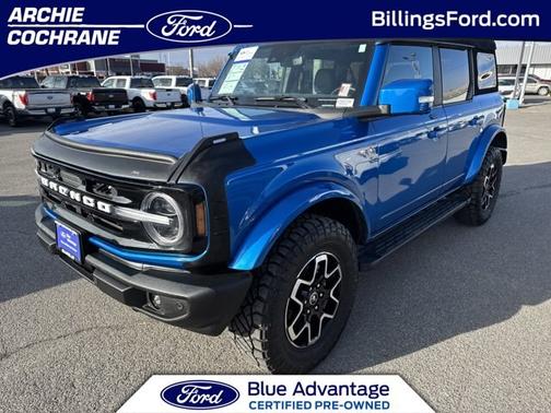 VELOCITY BLUE METALLIC 2023 Ford Bronco OUTER BANKS