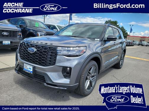 CARBONIZED GRAY METALLIC 2026 Ford Explorer ST-Line