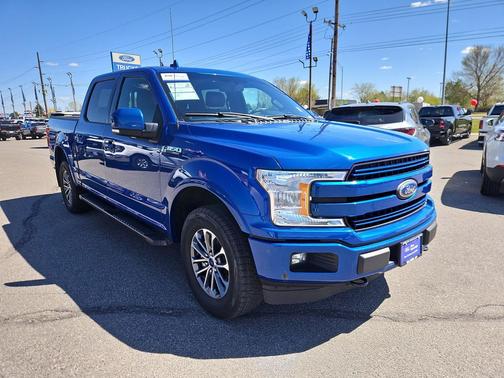 LIGHTNING BLUE 2018 Ford F-150 Lariat