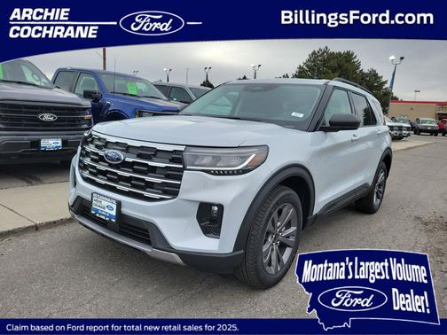 SPACE WHITE METALLIC 2026 Ford Explorer Active w/200A Pkg