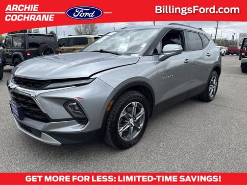 Sterling Gray Metallic 2023 Chevrolet Blazer LT W/3LT