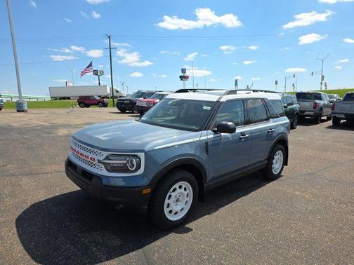 Azure Gray Metallic Tri-Coat 2025 Ford Bronco Sport Heritage