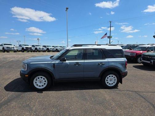 Azure Gray Metallic Tri-Coat 2025 Ford Bronco Sport Heritage