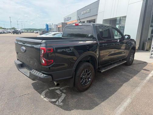 Shadow Black 2025 Ford Ranger XLT