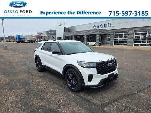 Star White Metallic Tri-Coat 2025 Ford Explorer ST