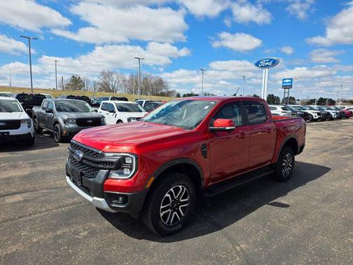 Hot Pepper Red Metallic Tinted Clearcoat 2024 Ford Ranger LARIAT
